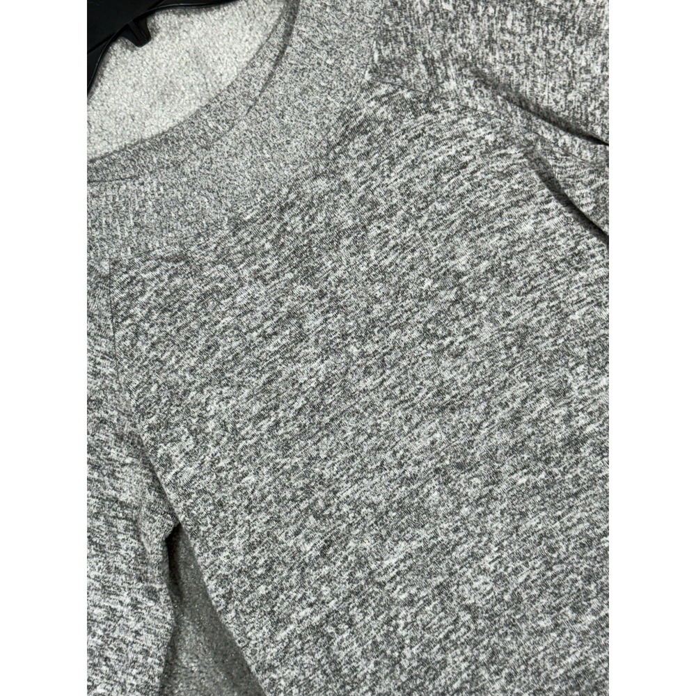Express‎ One Eleven Heathered Gray Off the Shoulders Top Bell Sleeves Small
